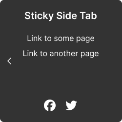 Sticky Side Bar